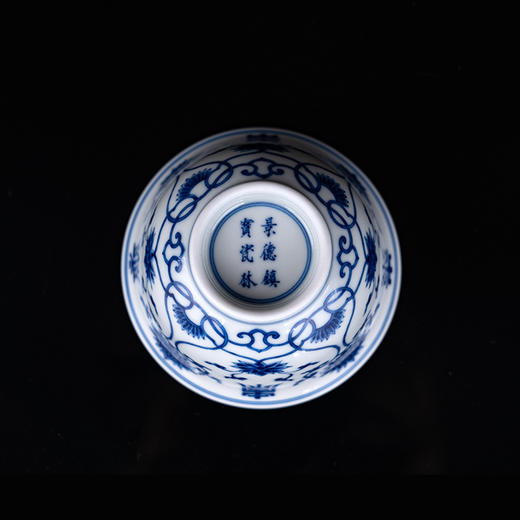 青花五福同寿杯 商品图4