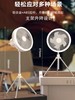 山韵DQ216可遥控可摇头超长续航露营风扇带灯帐篷小型吊扇悬挂式可充电无线静音野 商品缩略图3