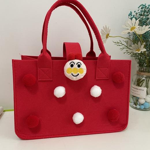 卡通旅行包伴手礼手提袋卡通手毛毡提包周岁百日喜宴礼品袋 商品图7