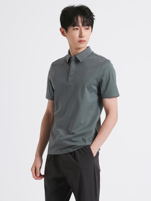 callisto绿色棉混纺T恤 SSTSS022C 商品图1