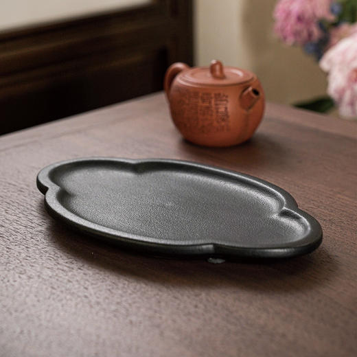 道上堂三生有幸/易泡/黑沙釉 中式古典陶瓷壶承功夫茶具 商品图5