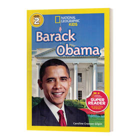 英文原版 National Geographic Kids Readers L2 Barack Obama 国家地理分级读物第2级 巴拉克奥巴玛 英文版 进口英语原版书籍