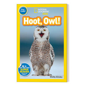 英文原版 National Geographic Kids Readers Pre-reader Hoot Owl 国家地理儿童分级读物预备级 英文版 进口英语原版书籍