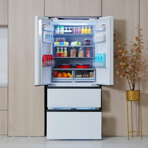 海尔（Haier）500升家用法式电冰箱 超薄可嵌入 一级能效 无霜多门薄款冰箱BCD-500WGHFD4DW9U1 零距离自由嵌入 商品图7