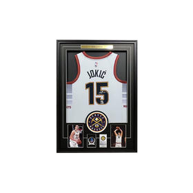 收藏系列 约基奇 掘金队15号白色 亲笔签名球衣