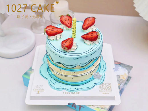 1027CAKE |  二次元蛋糕  2D蛋糕 ins风 商品图1