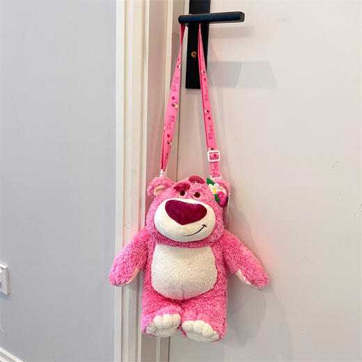 【七夕情人节礼品！超可爱草莓熊】迪士尼粉色草莓熊公仔草莓味毛绒玩具 情人节礼物怎么离得开玩偶，结婚伴手礼超可爱草莓熊 儿童布娃娃七夕情人节礼物 商品图5