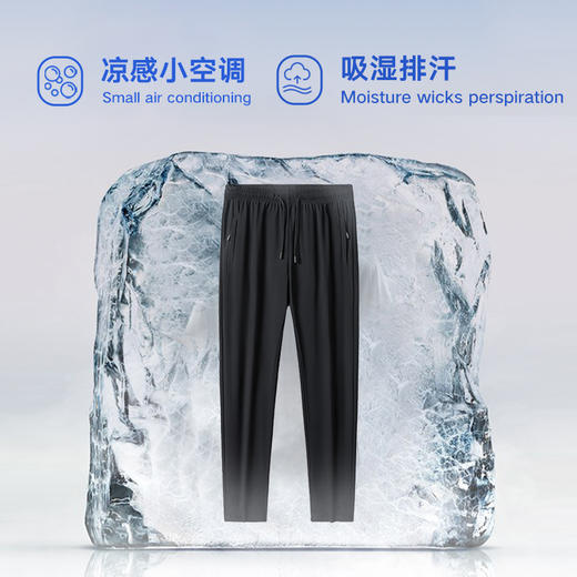 一口价【新款DNY】大依优型休闲长裤弹力大号加肥加大夏季薄款松紧腰宽松运动裤透气 商品图2