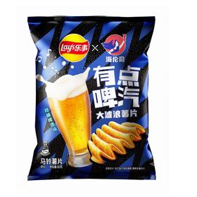 乐事大波浪薯片精酿啤酒味60g/袋