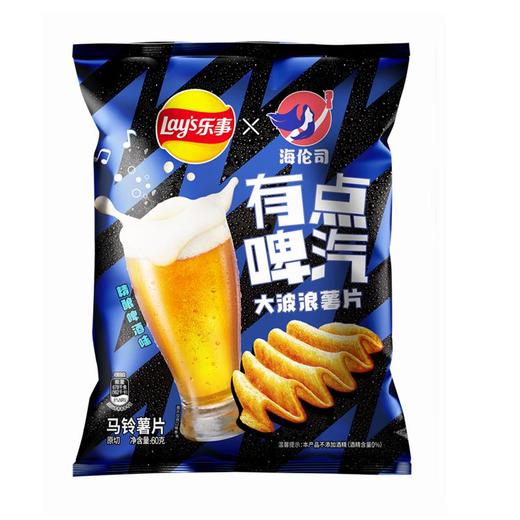 乐事大波浪薯片精酿啤酒味60g/袋 商品图0