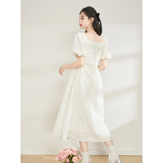 西遇初恋小白裙女夏季新款奶甜初恋奶fufu超仙公主茶歇裙10930638 商品图3