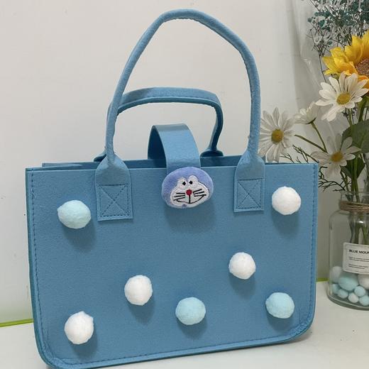 卡通旅行包伴手礼手提袋卡通手毛毡提包周岁百日喜宴礼品袋 商品图1