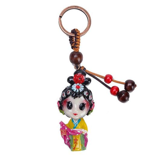 京剧脸谱 脸谱钥匙扣 中国风特色礼品送老外手工艺出国礼品挂件 商品图4