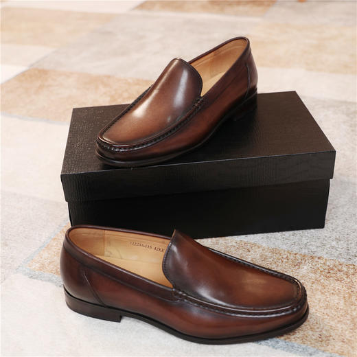 【越穿越舒服】guidomaggi 男士皮鞋 优质牛皮 透气内里 吸湿排汗 防滑耐久 行走更惬意商务休闲 商品图10