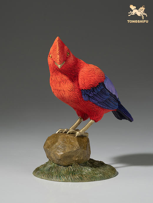 铜师傅 铜摆件《铜师傅百鸟集》之安第斯动冠伞鸟 家居饰品摆件 商品图2