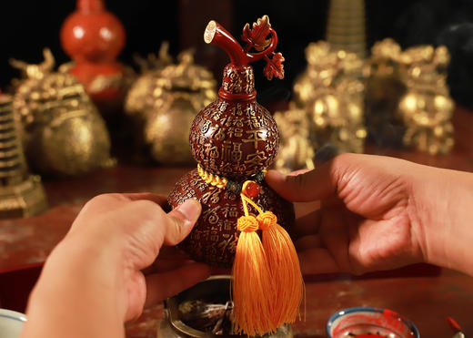 全铜彩色葫芦摆件 商品图6