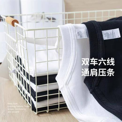 纯色成人T恤220g纯棉【79元任选2件】精梳棉不透肉 纯色设计百搭不挑人 透气舒适 宽松休闲时尚 男女潮T 需要不同尺码可备注～ 商品图4