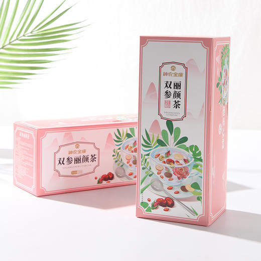神农金康 双参丽颜茶藏红花红枣桂圆枸杞玫瑰花茶养生茶 原生态真滋补 喝护家人健康 商品图5