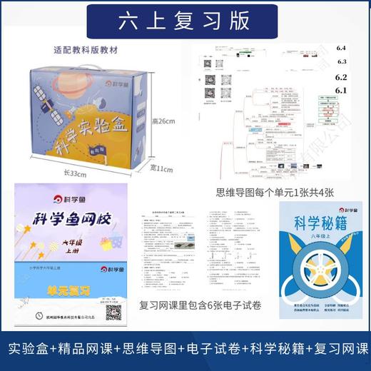 【现货秒发】教科版六年级《小学科学实验盒（个人版） 》（免费赠送精品教学网课+思维导图） 商品图3