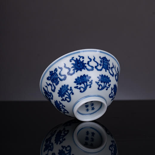 青花莲运八宝杯 商品图2
