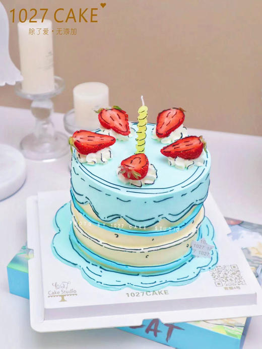 1027CAKE |  二次元蛋糕  2D蛋糕 ins风 商品图0