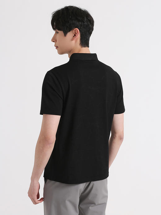 callisto黑色丝绵混纺T恤 SSTSS023C 商品图2