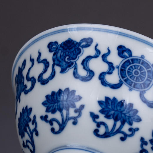 青花莲运八宝杯 商品图3