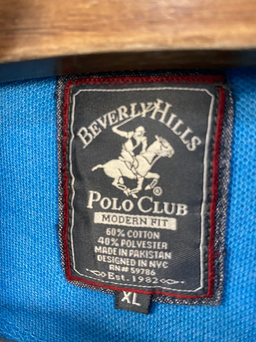 Y2K Vintage BEVERLY HILLS POLO CLUR 比佛利山庄 短袖POLO衫 _SPL(XL) 商品图2