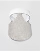 Blanc - Lia Visor Joined  - WHITE LEATHER - SILVER VISCOSE FSC - 帽子 - 白色 商品缩略图0