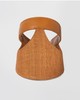Blanc - Lia Visor Joined  - CAMEL LEATHER - CAMEL VISCOSE FSC - 帽子 - 棕色 商品缩略图0