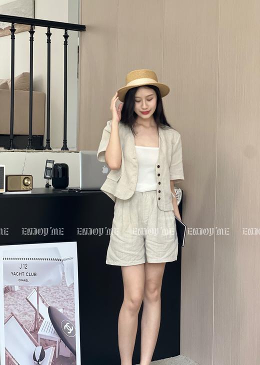 【门店同款】夏季自然-亚麻排扣外套 150906131 商品图5