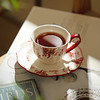 摩登主妇玫瑰假日新婚礼物咖啡杯碟套装高颜值家用复古结婚伴手礼 商品缩略图2
