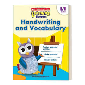 英文原版 Scholastic Learning Express L1 Handwriting and Vocabulary 学乐 书写和词汇 练习册 英文版 进口英语原版书籍