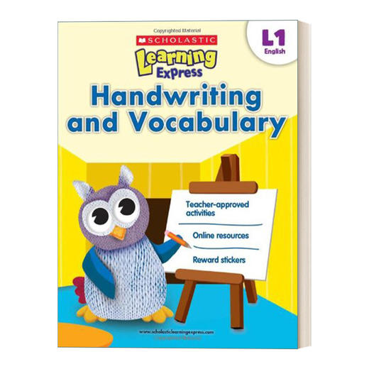英文原版 Scholastic Learning Express L1 Handwriting and Vocabulary 学乐 书写和词汇 练习册 英文版 进口英语原版书籍 商品图0