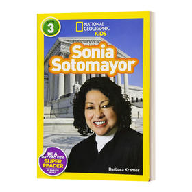英文原版 National Geographic Kids Readers L3 Sonia Sotomayor 国家地理分级读物第3级 索托马约尔法官 人物传记 英文版 进口书