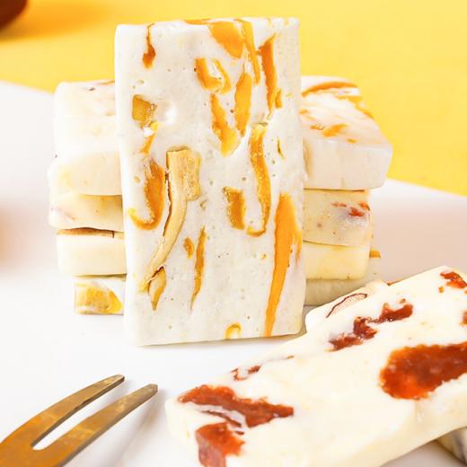 【够吃一个月！网红奶糕】甜度适中，软糯Q弹，软糯清甜，好吃不腻，果干+牛轧糖，芒果味奶糕草莓奶酥枣解馋薄脆点心宿舍小包装健康 商品图0