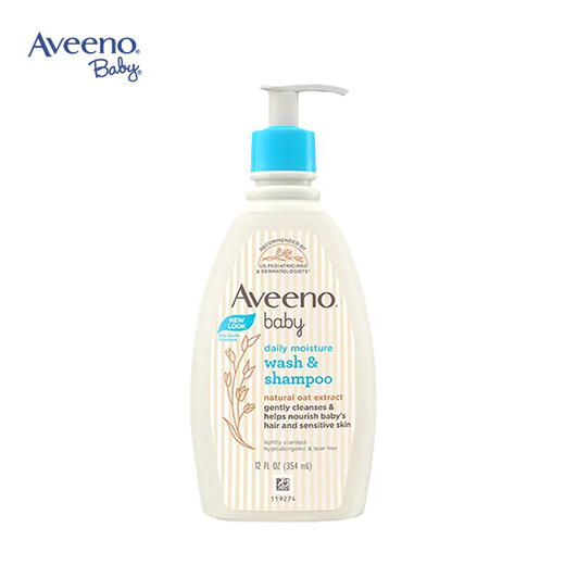 艾维诺 婴幼儿燕麦洗发沐浴二合一 354ml 商品图0