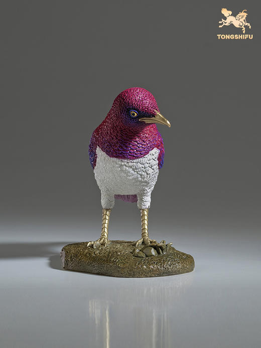 铜师傅 铜摆件《铜师傅百鸟集》之白腹紫椋鸟 家居饰品 桌面摆件 商品图1