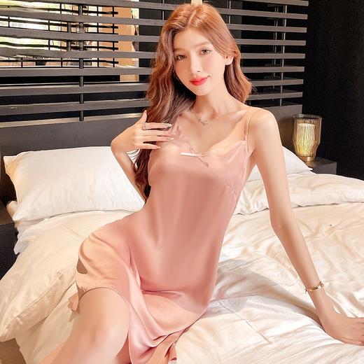 妖妖多姿 睡裙(VIP) 纯欲性感天花板蕾丝深V美背女士家居服性感睡衣吊带睡裙 商品图4