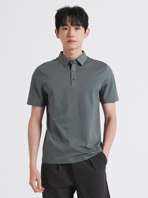 callisto绿色棉混纺T恤 SSTSS022C 商品图0