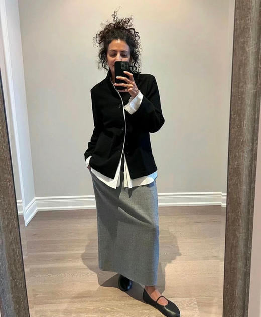 522-8 自留 肯豆 白百合同款 TR极简 Elastic芭蕾平底鞋 全皮奶奶鞋 商品图8