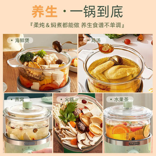 【分仓直发包邮】东菱养生锅DL-9002（深野绿、薄荷绿颜色可备注） 商品图1