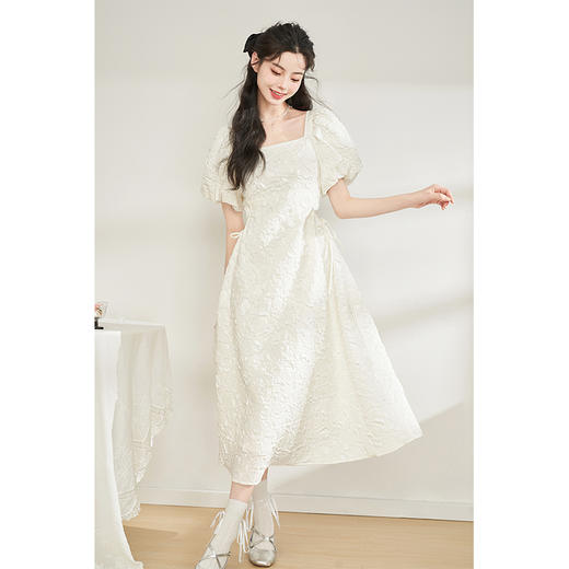 西遇初恋小白裙女夏季新款奶甜初恋奶fufu超仙公主茶歇裙10930638 商品图0