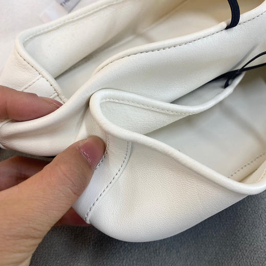 522-8 自留 肯豆 白百合同款 TR极简 Elastic芭蕾平底鞋 全皮奶奶鞋 商品图13