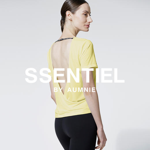 露背交叉重叠T恤罩衫 / OPEN BACK WRAP TEE 商品图4