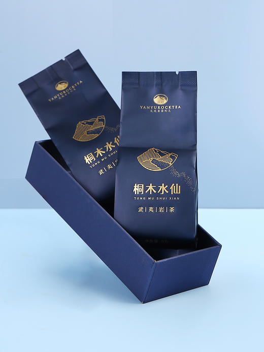 岩语 正山桐木水仙 中火高端岩茶盒装特级乌龙茶叶试饮装武夷岩茶16g 商品图3