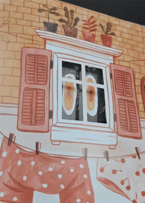 【赠绿色冰箱贴+回形针】世界精选图画书：窗里有什么？ 3~10岁精装儿童绘本 商品图3