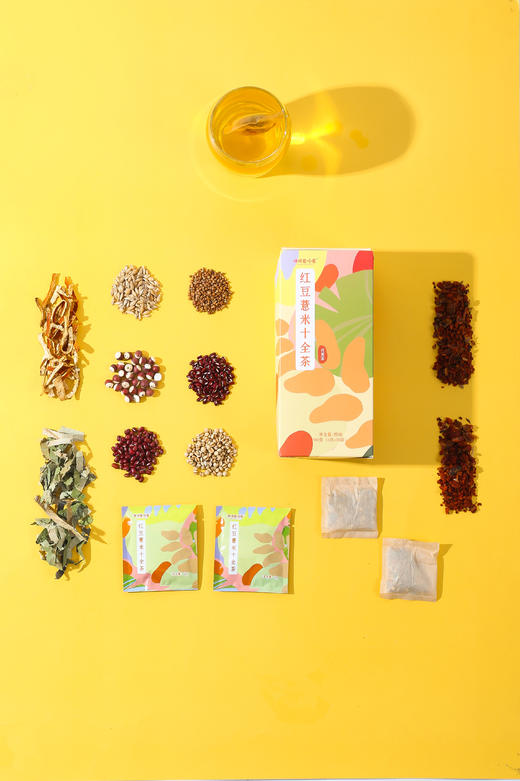 咪呀爱吃嘴 红豆薏米茶 6g*30袋/盒 （三盒装） 商品图0