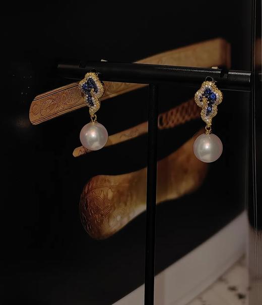 千呼万唤｜祥云akoya耳环 商品图1