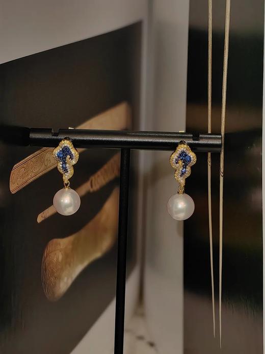 千呼万唤｜祥云akoya耳环 商品图4